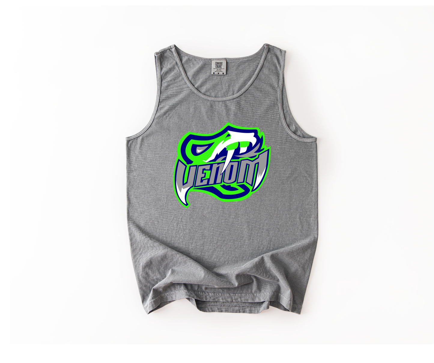 Snake Head Venom Grey Tank