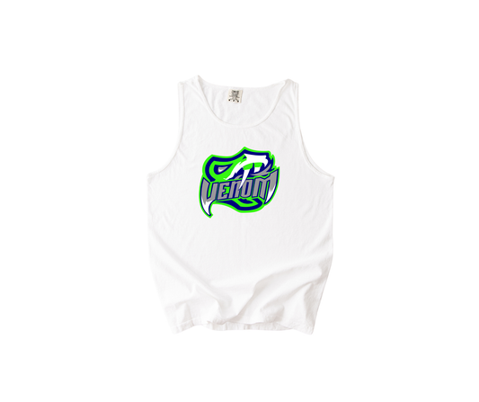 Snake Head Venom White Tank