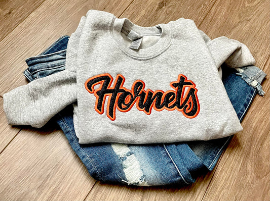 Glitter Applique Spirit Sweatshirt