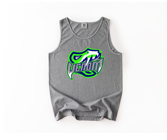 Snake Head Venom Grey Tank