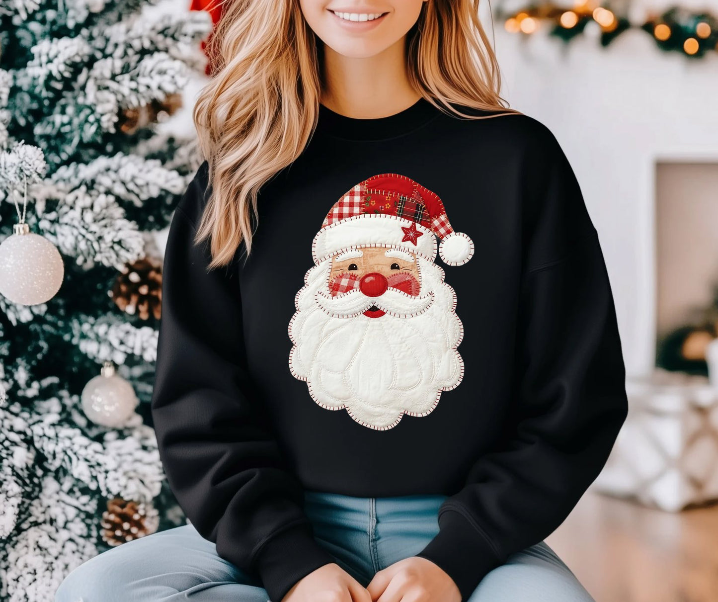 Patchwork Santa
