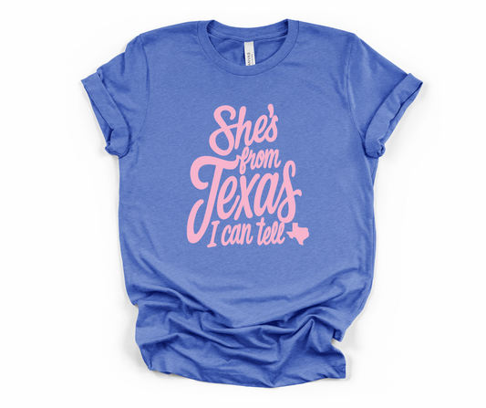 She's from Texas I can tell