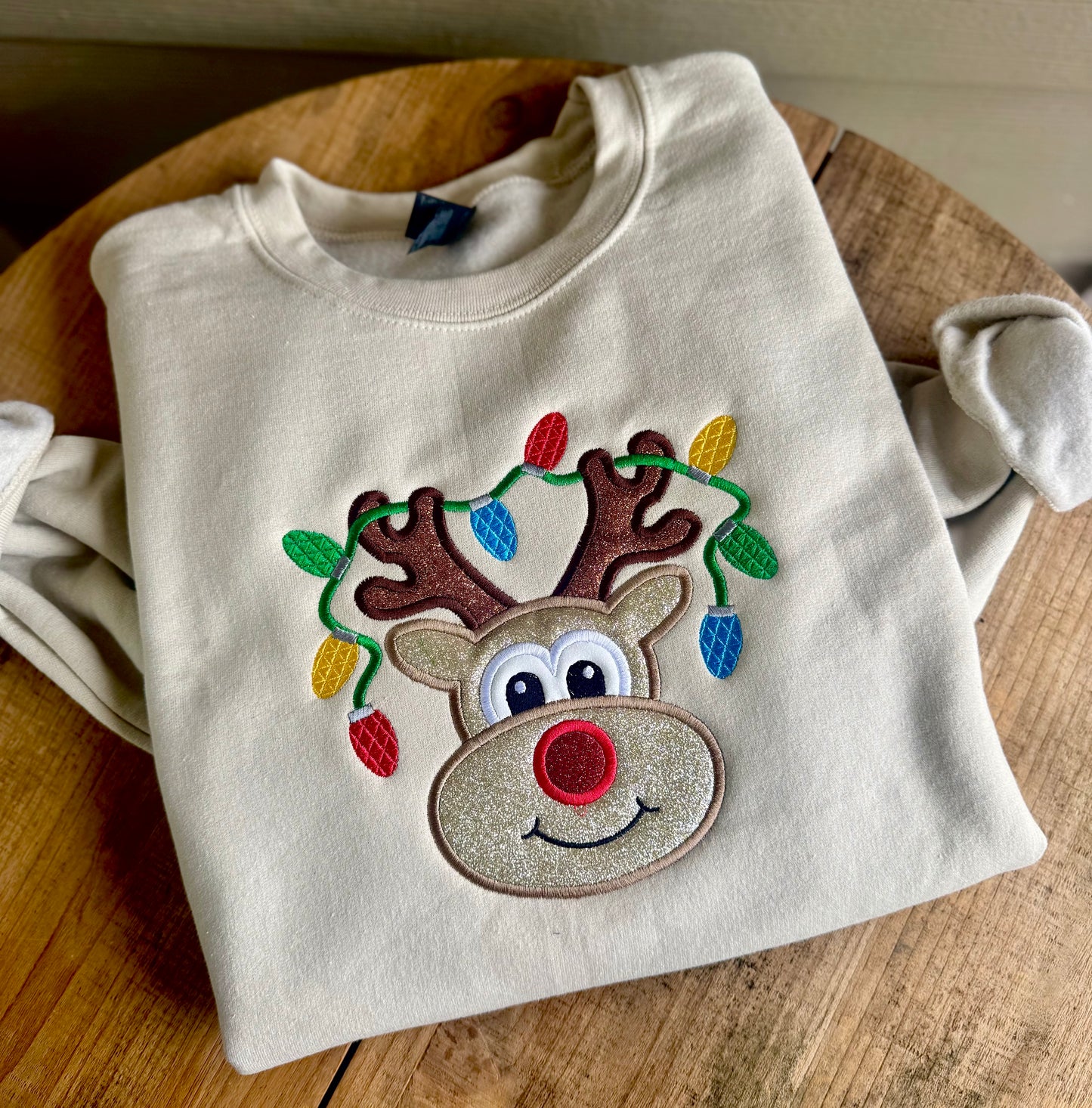 Glitter Rudolph