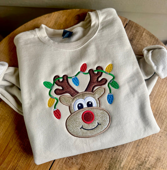 Glitter Rudolph